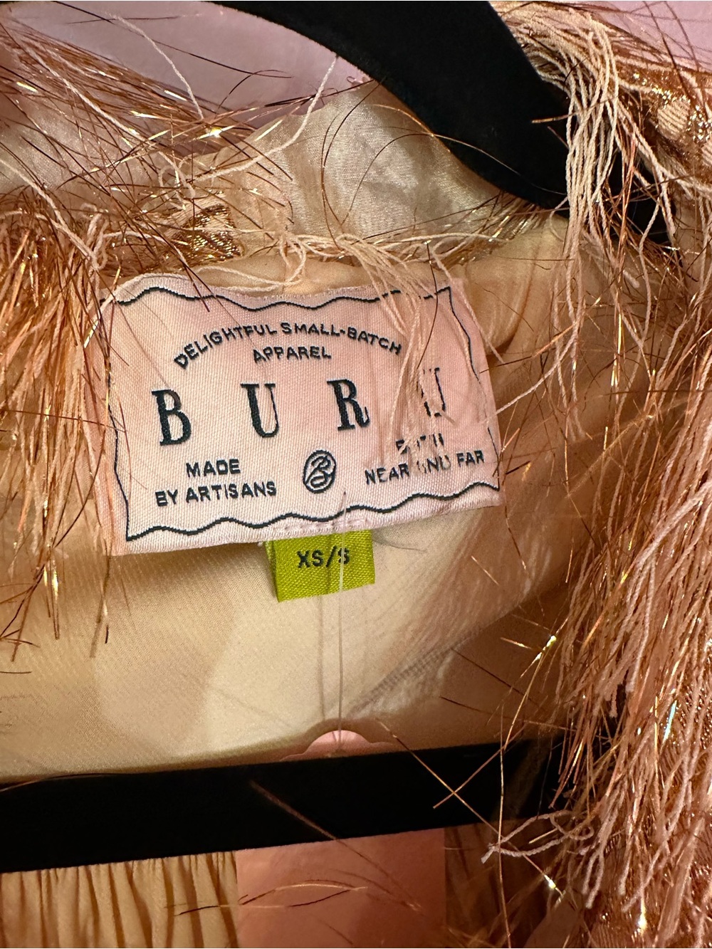 BURU The Eyelash Shawl Coat - Picture 3 of 6